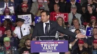 At Donald Trump rally in PA, Marco Rubio suggests candidate has built 'coalition of support'