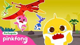 Esconde-Esconde no Mundo Dino | Esconde 3 | Pinkfong, Bebê Tubarão! Canções para Crianças