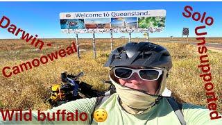 Circumnavigating Australia- #15 Cycling from Darwin to Camooweal Solo Unsupported for the #blackdog