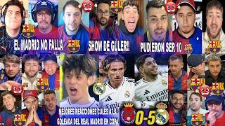 MEJORES REACCIONES DE CULÉS AL DEP. MINERA 0-5 REAL MADRID GOLEADA Y SHOW DE ARDA GULER