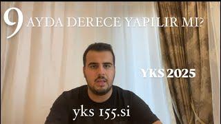 9 AYDA SIFIRDAN DERECE OLUR MU? | YKS 2025 ODAKLANMAK ZORUNDASIN! #yks2025 #yks