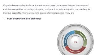 Learn ITIL Best Practices online