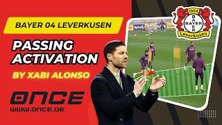 Bayer 04 Leverkusen - passing activation by Xabi Alonso