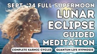 Sept. '24 Pisces Full SuperMoon Lunar Eclipse Guided Meditation | Completing Karmic Cycles