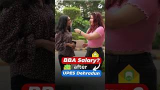 Salary Revealed! BBA+MBA UPES DehradunAfter BBA Job Opportunities? #Shorts #BBA #BBAJobs