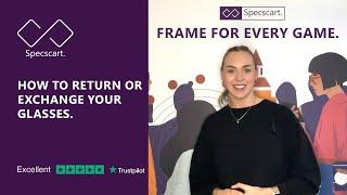 How to return or exchange your glasses on Specscart?