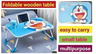 Foldable wooden table  Folding table, Study table for kids, table