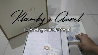 Unboxing || Klamby x Aurel Hermansyah || Aurelie Scarf || White Rose