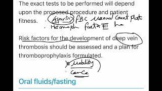 PLAB MSRA Preoperative management in diabetic patient