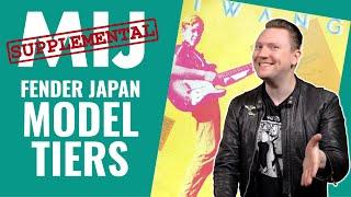 MIJ SUPPLEMENTAL #3: Fender Japan Model Tiers & the 1983 Catalog