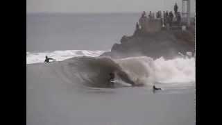 Perfect Barrel Section - Surfing in Santa Barbara, California!