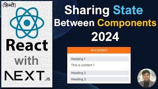 React Js Tutorial #13 Sharing state in React components | Lift state up React