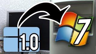 Upgrading from Windows 1.0 to Windows 7 on the $5 Windows 98 PC!