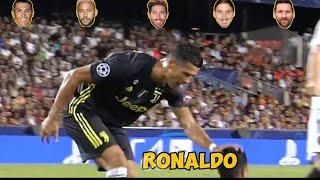 Ronaldo vs Neymar vs Messi vs Ramos Angry moments #football