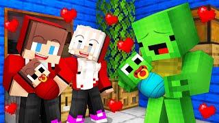 JJ and Mikey Family Have a Kids - Family Story - Maizen Minecraft Animation