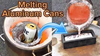How to Melt Aluminum for Casting - Melting Aluminum Cans