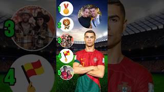 Ronaldo ranks footballer's girlfriend - Georgina vs Antonela vs Delfina vs Bruna vs Amy