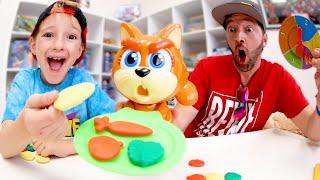 Father & Son PLAY PICKY KITTY! (Don't Make Him Angry! )