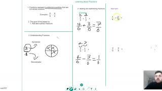 Introduction To Fractions: A Level and GCSE Maths Tutor Danny