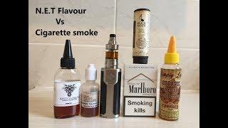 Does N.E.T e-liquid realy taste like a real cigarette?? A beginners guide.