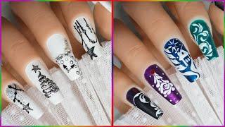 Christmas Nail Art for Beginners: Cute and Quick Designs |Magical Winter Nail Art Compilation | 