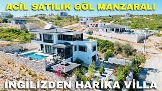 Fiyat Düştü İngilizden Satılık Göl Manzaralı Botanik Bahçeli Villa Didimde E-850