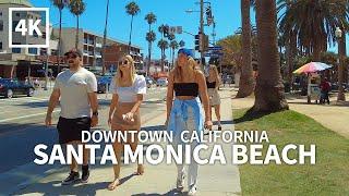 [4K] SANTA MONICA - Walking Downtown Santa Monica, Los Angeles, California, USA, Travel, 4K UHD