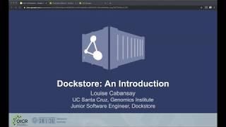 Dockstore: An Introduction