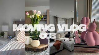 MOVING VLOG | PT.3 FULLY FURNISHED APARTMENT TOUR | minimalist *but very girly* aesthetic apartment