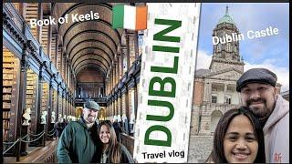 TRINITY COLLEGE, DUBLIN CASTLE tour HOP on BIG BUS l Ireland travel vlog 