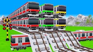 踏切アニメ あぶない電車 TRAIN  Fumikiri 3D Railroad Crossing Animation # train #2