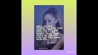 ARIANA GRANDE'S greatest quotes  #quotes #arianagrande #greatestquotes #savagequotes #fyp #viral