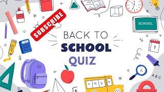 Back to School Quiz | Guess the School Supplies by Emoji