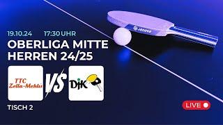 TTC Zella-Mehlis vs. DJK Biederitz | Tischtennis Saison 24/25 - Tisch 2