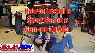 How to Install a Baja Ron Sway Bar on a Can-am Spyder (in less than 10 steps)