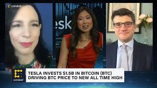 Bitcoin and Ether Hit New All-Time Highs, Tesla Invests $1.5 in BTC