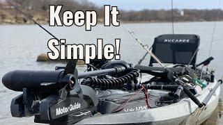 Kayak Catfishing: Simple Nucanoe Unlimited Kayak Setup