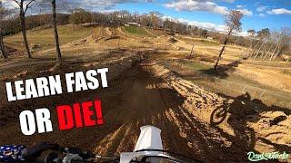 First Time Riding A Dirt Bike Track! - Budds Creek Motocross Park