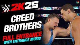 CREED BROTHERS WWE 2K25 ENTRANCE - #WWE2K25 CREED BROTHERS AMERICAN MADE