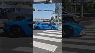 Lamborghini vs. Cybertruck #car #lamborghini #shortsvideo #shortvideo #shorts #tesla #cybertruck
