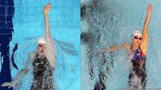 Missy Franklin vs Regan Smith Backstroke Technique