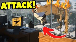 Dinosaur ATTACKS OFFICE SURVIVAL! Teardown Mods