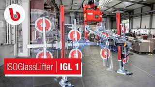 Barbaric ISO Glass Lifter IGL 1 // Special Lifter for the handling of insulating glass up to 1500 kg