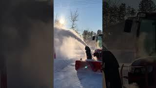 Quickest way to remove the snow from your driveway.