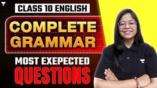 Most expected MCQs from Grammar | Class 10th English | By Oshin Ma'am