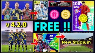 Free Messi, Neymar Confirm  New Luis Suarez Ambassador Pack, v4.2.0 Update In eFootball™ 2025