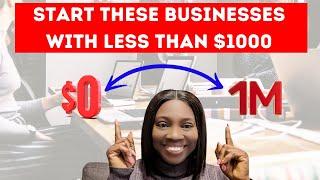 12 Small Businesses To Start In Canada With Less Than $1000 & Turn Into Millions #smallbusinessidea