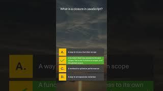 #TestYourJavaScript  05 / 100 JavaScript MCQ & Answer #javascript #programming #coding #procademy