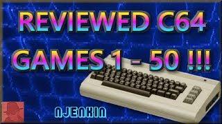 Reviewed COMMODORE 64 GAMES - 1 to 50 !!! - njenkin Retro Gaming Channel