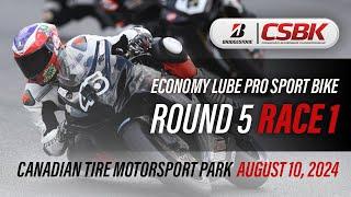 2024 Bridgestone CSBK - Economy Lube Pro Sport Bike Round 5, Race 1 at Canadian Tire Motorsport Park